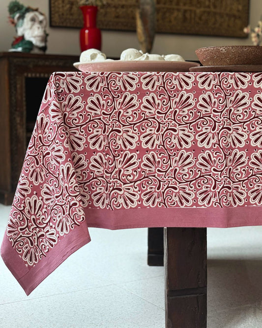 Lilly Flower Cotton Tablecloth